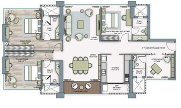  3 BHK Apartment at Piramal Aranya, Byculla – for Rent